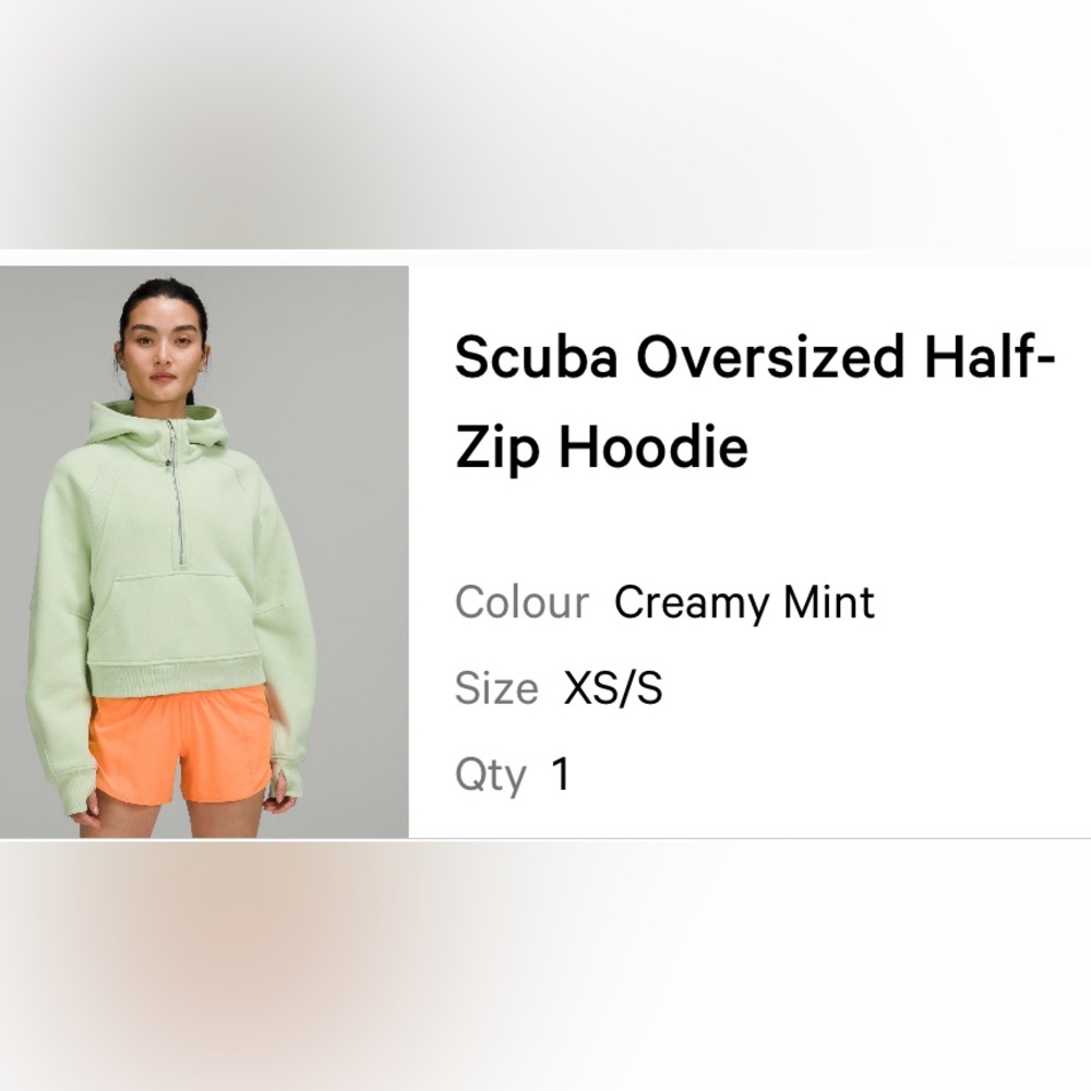 Creamy Mint Zip Hoodie